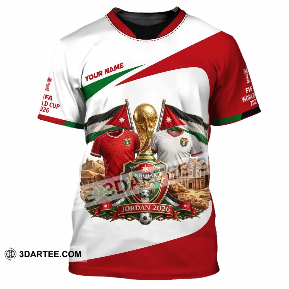 Unisex Shirt - Custom Jordan World Cup 2026 3D Shirt - T-Shirt / S - T-shirt