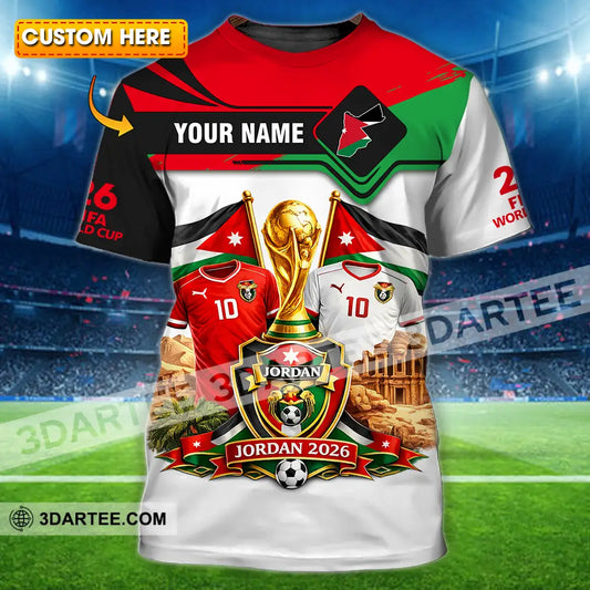 Unisex Shirt - Custom Jordan World Cup 2026 3D Shirt - T-shirt