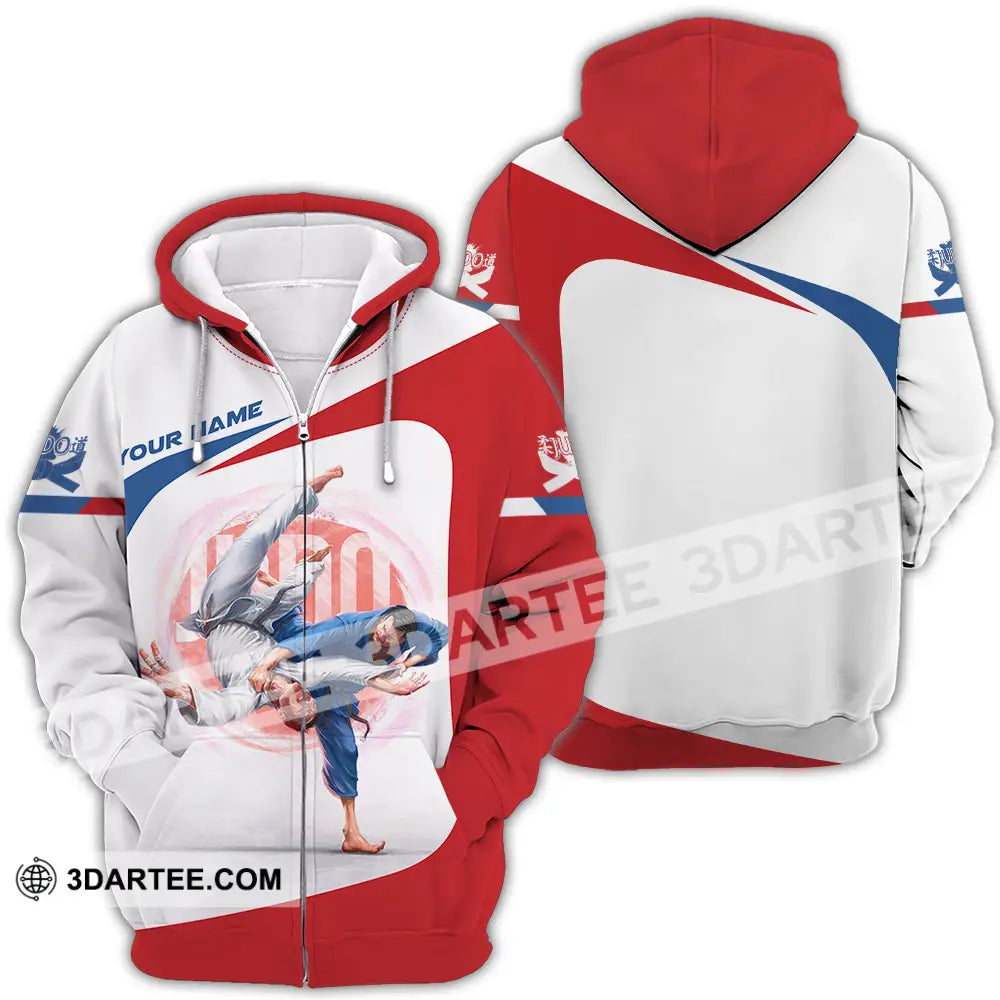 Unisex Shirt - Custom Judo 3D Shirt Zipper Hoodie / S T-shirt