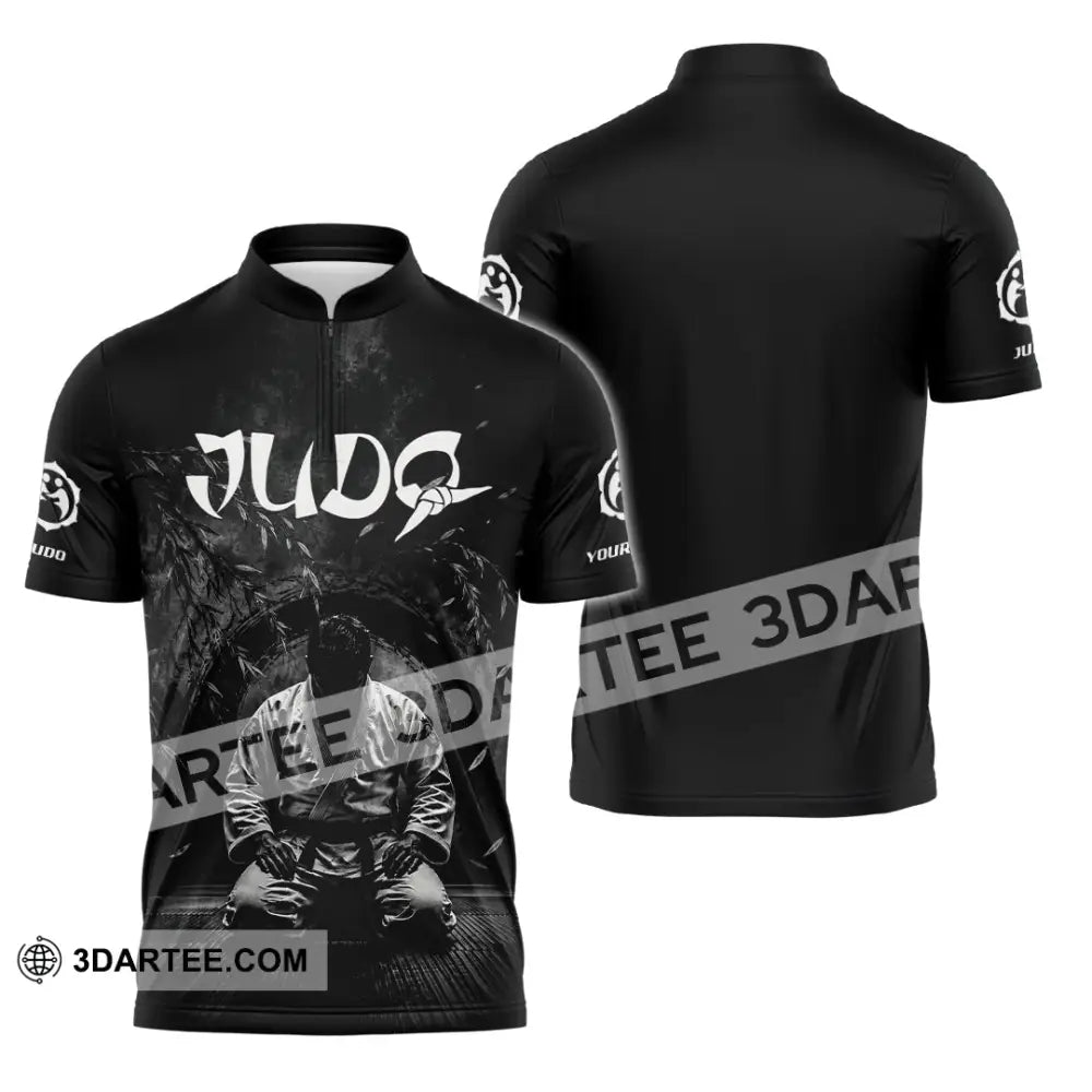 Unisex Shirt - Custom Judo Shirt - Zipper Polo Shirt / S - T-shirt