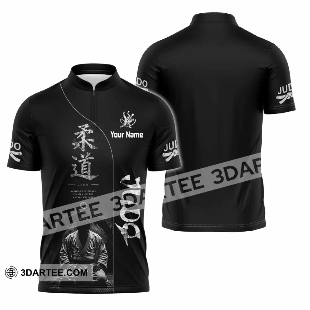 Unisex Shirt - Custom Judo Shirt - Zipper Polo Shirt / S - T-shirt