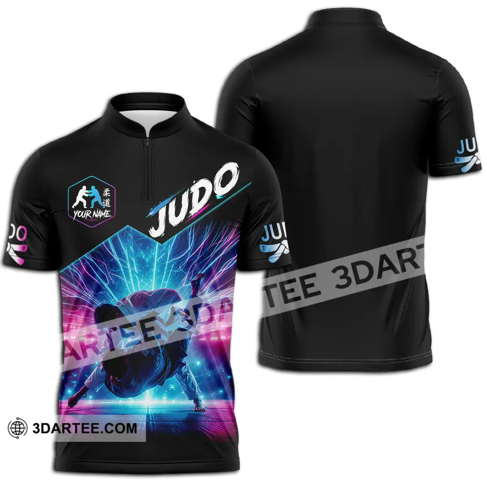 Unisex Shirt - Custom Judo Shirt - Zipper Polo Shirt / S - T-shirt