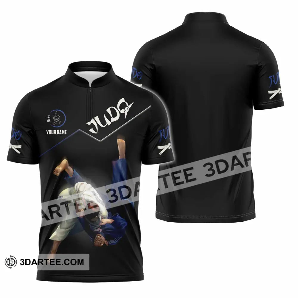 Unisex Shirt - Custom Judo Shirt Zipper Polo Shirt / S T-shirt