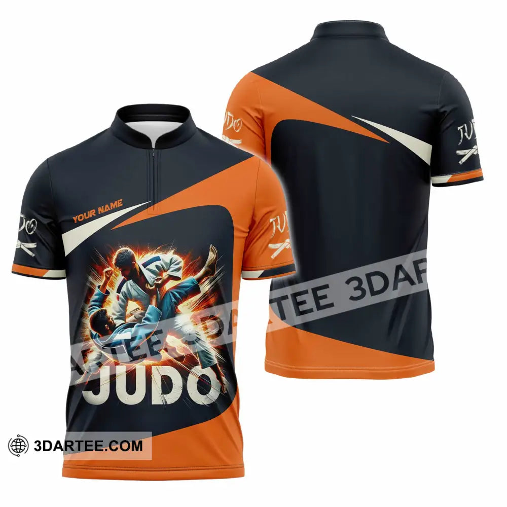 Unisex Shirt - Custom Judo Shirt Zipper Polo Shirt / S T-shirt