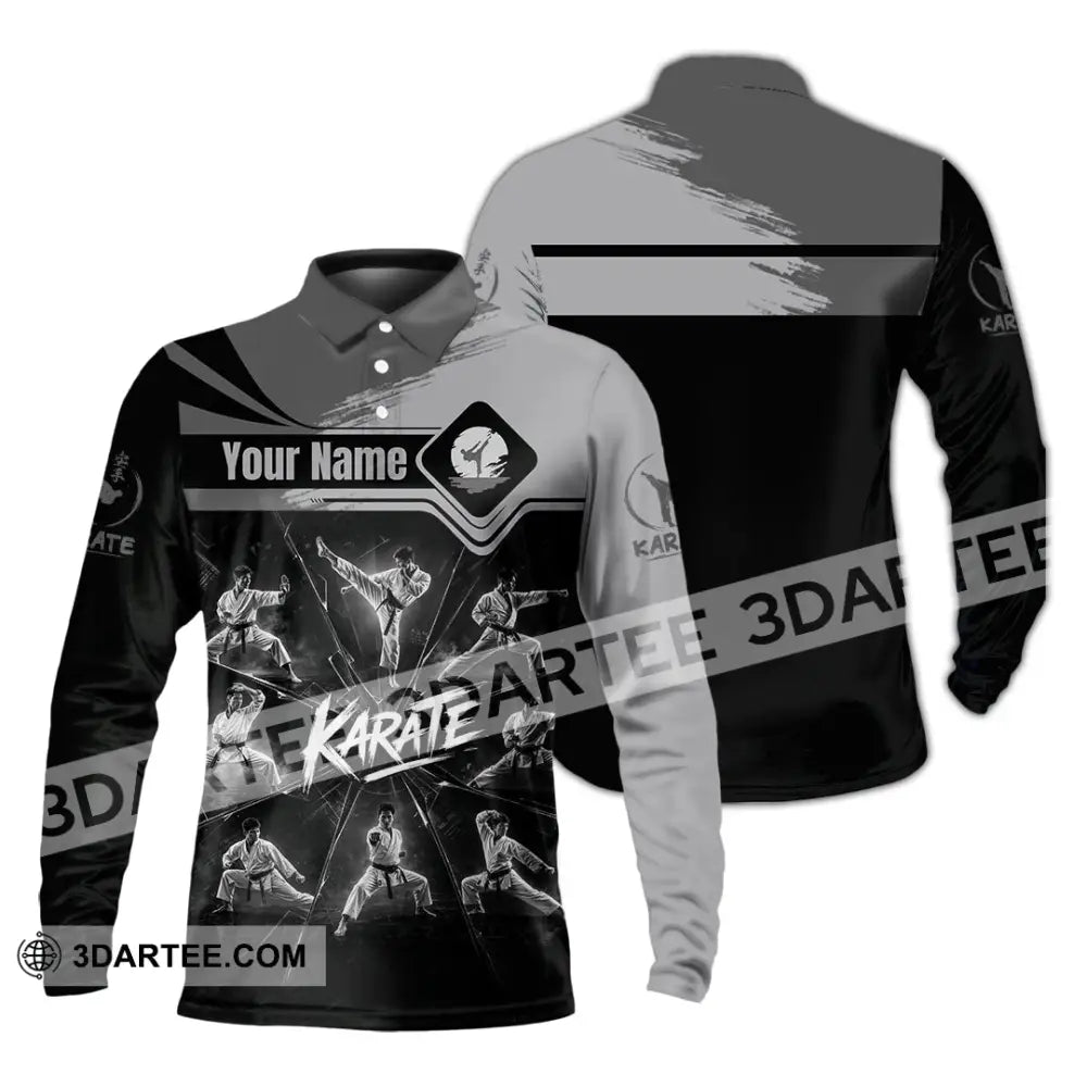 Unisex Shirt - Custom Karate Shirt - Long Sleeve Polo / S - T-shirt