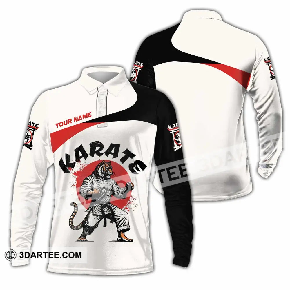 Unisex Shirt - Custom Karate Shirt Long Sleeve Polo / S T-shirt