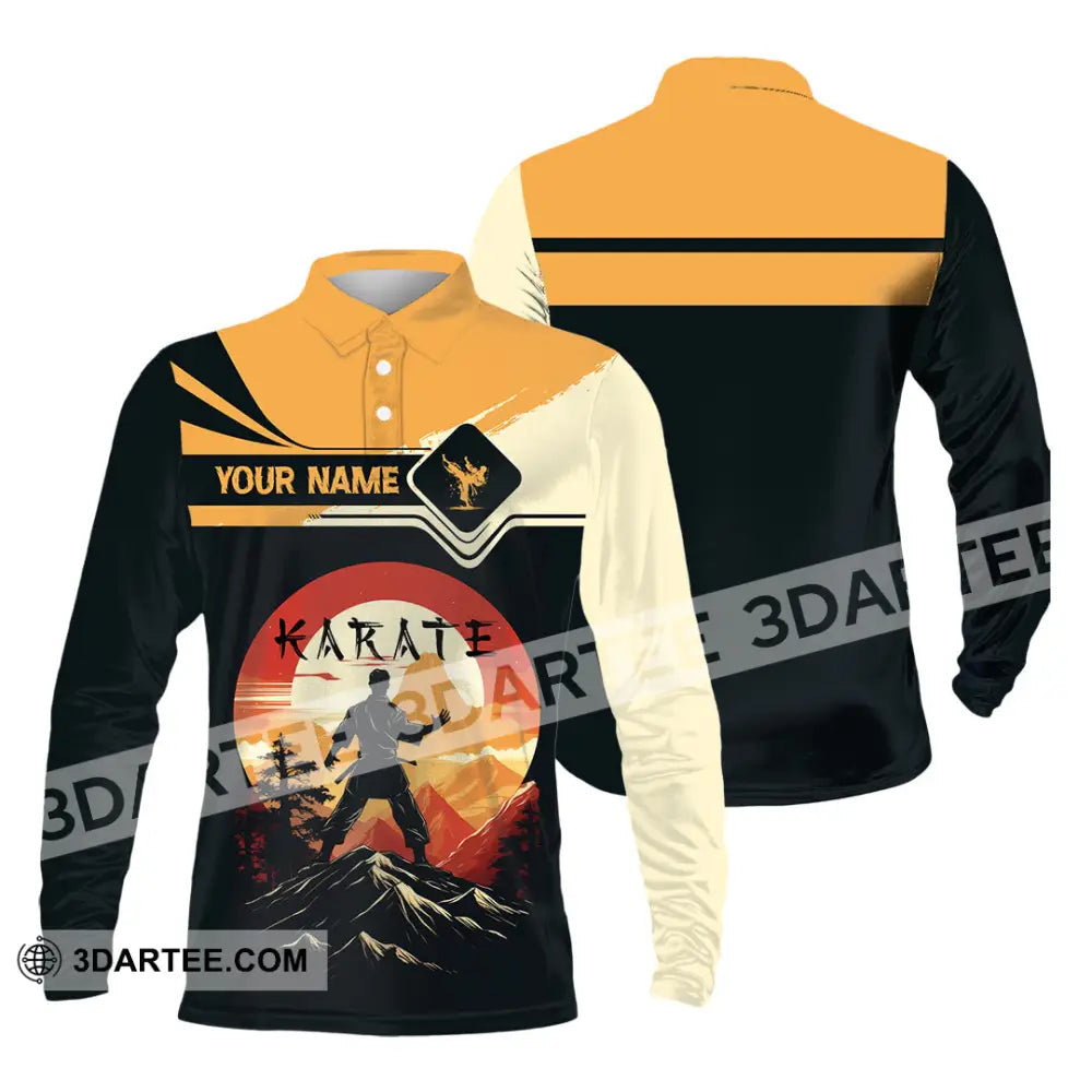 Unisex Shirt - Custom Karate Shirt Long Sleeve Polo / S T-shirt