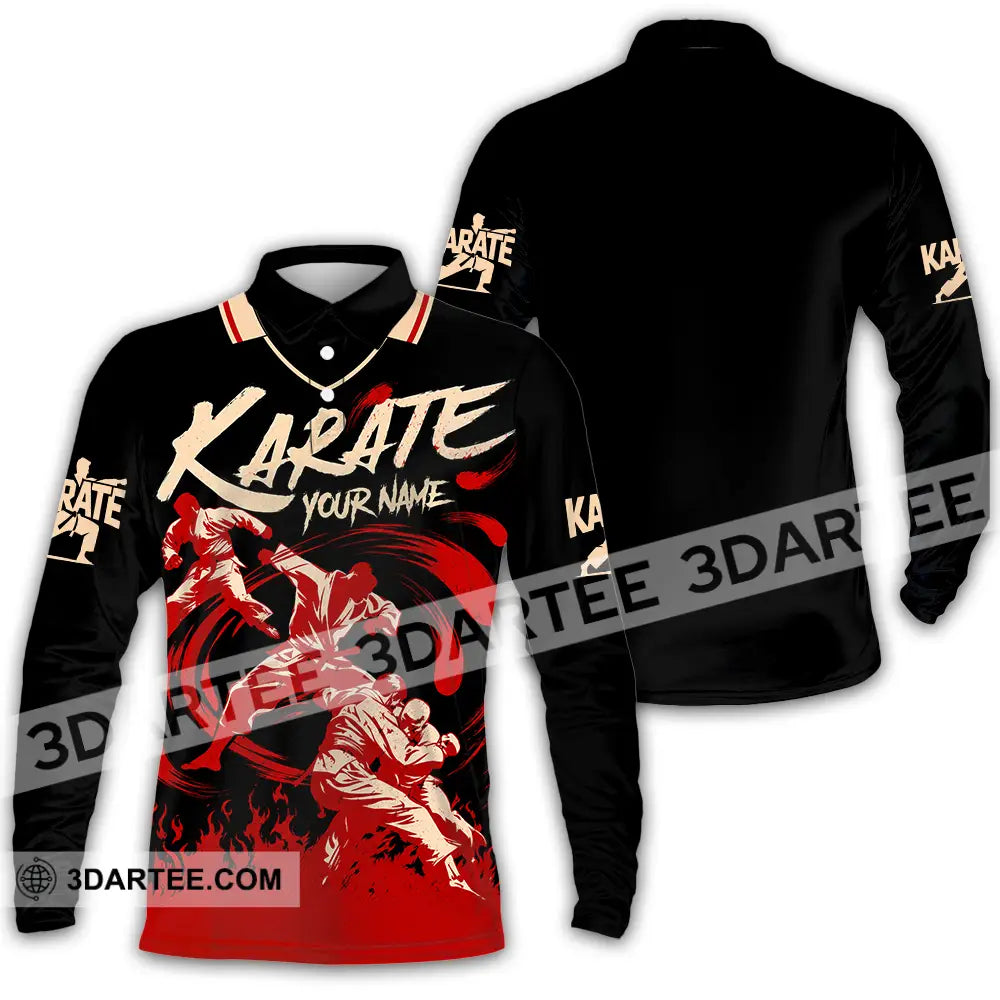 Unisex Shirt - Custom Karate Shirt - Long Sleeve Polo / S - T-shirt