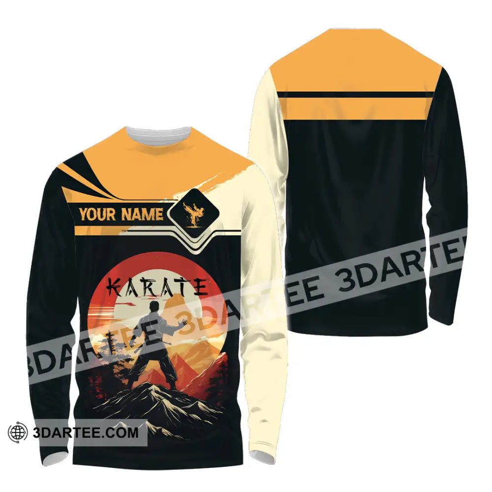 Unisex Shirt - Custom Karate Shirt Long Sleeve Shirt / S T-shirt