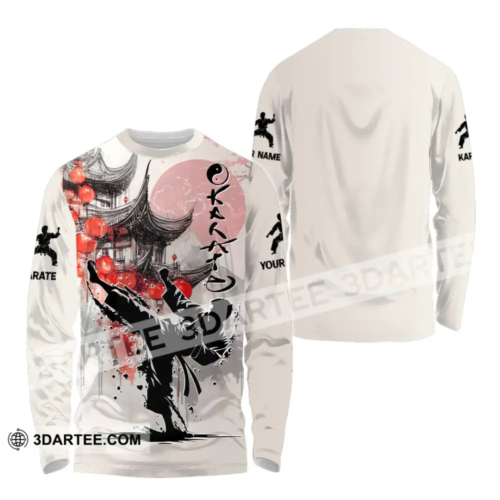 Unisex Shirt - Custom Karate Shirt Long Sleeve Shirt / S T-shirt