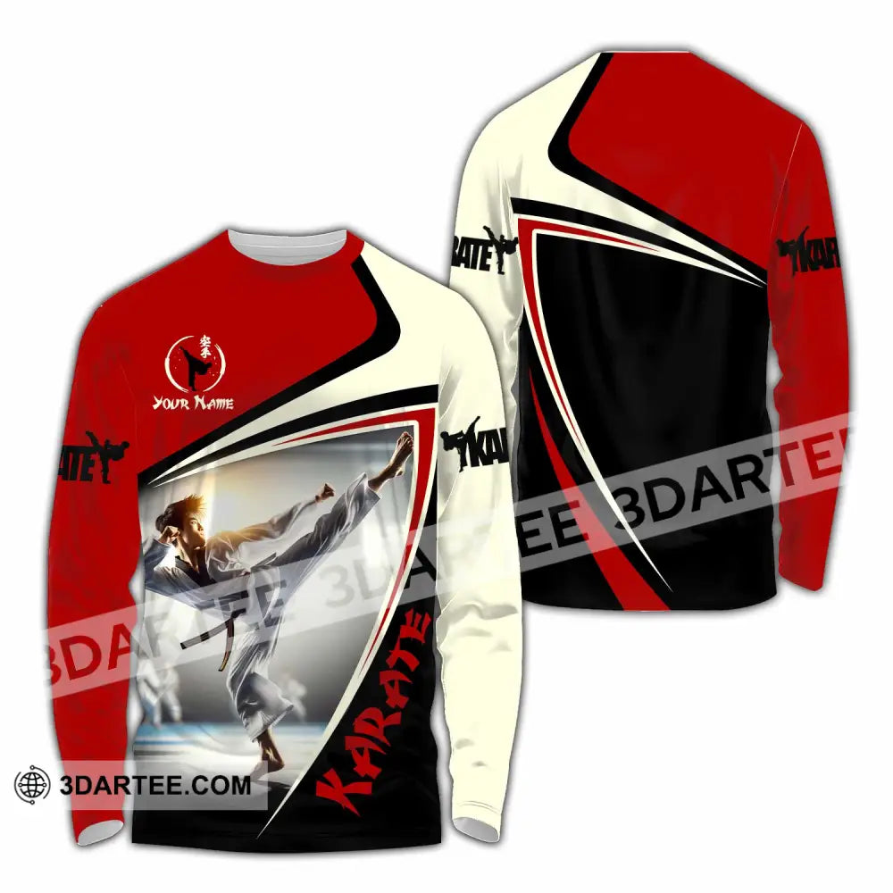 Unisex Shirt - Custom Karate Shirt Long Sleeve Shirt / S T-shirt