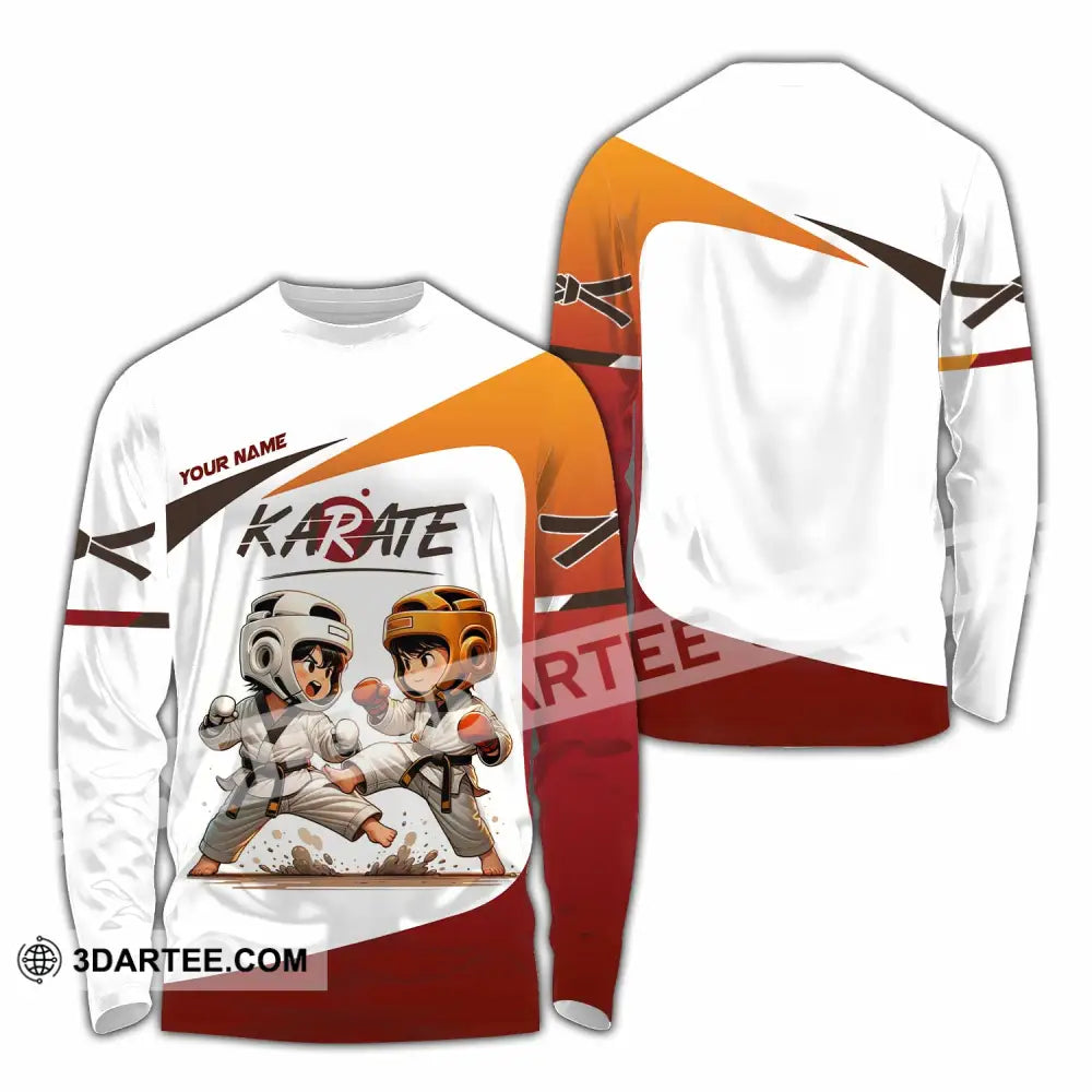 Unisex Shirt - Custom Karate Shirt Long Sleeve Shirt / S T-shirt