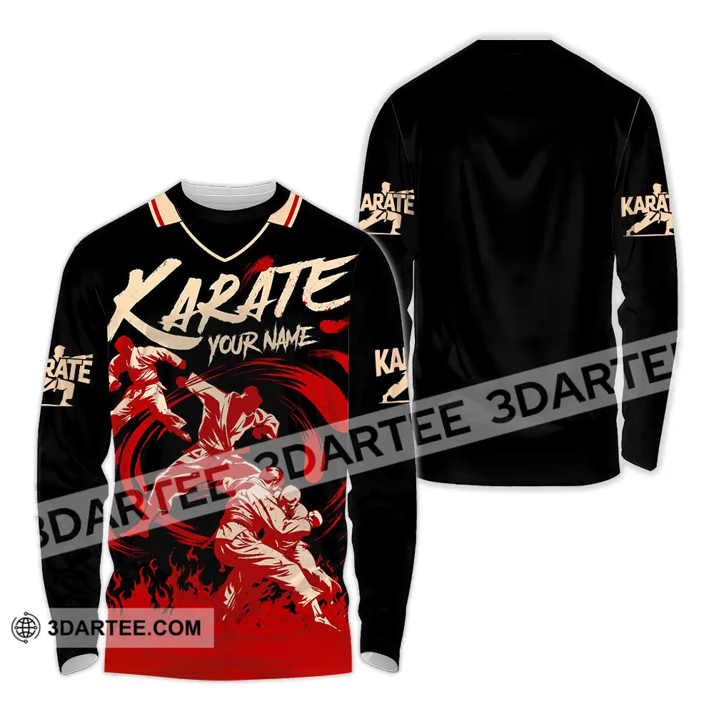 Unisex Shirt - Custom Karate Shirt - Long Sleeve Shirt / S - T-shirt