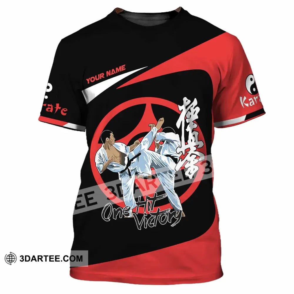 Unisex Shirt - Custom Karate One Hit Victory Shirt T-Shirt / S T-shirt