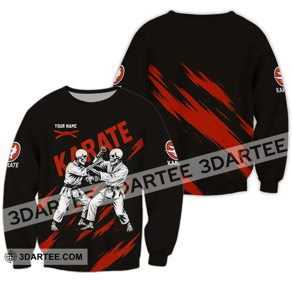 Unisex Shirt - Custom Karate Sport Shirt Long Sleeve / S T-shirt