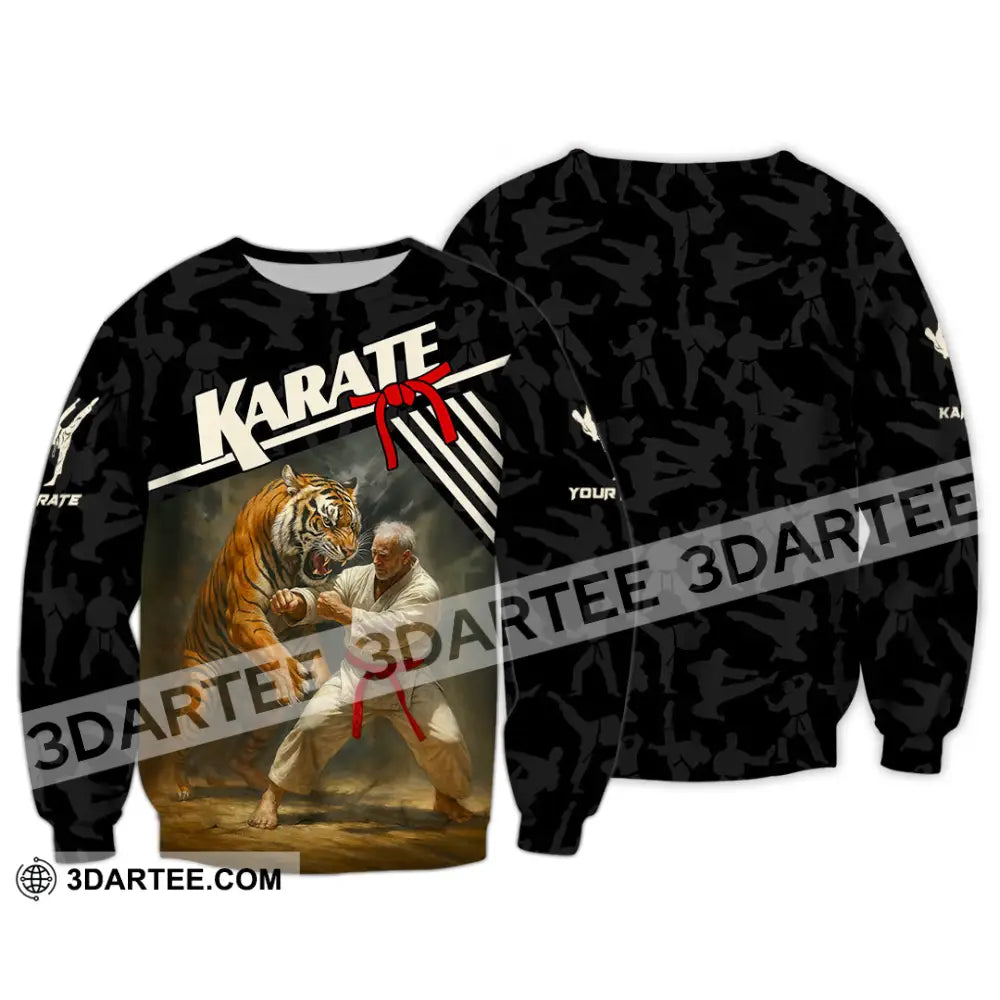Unisex Shirt - Custom Karate Sport Shirt Long Sleeve / S T-shirt