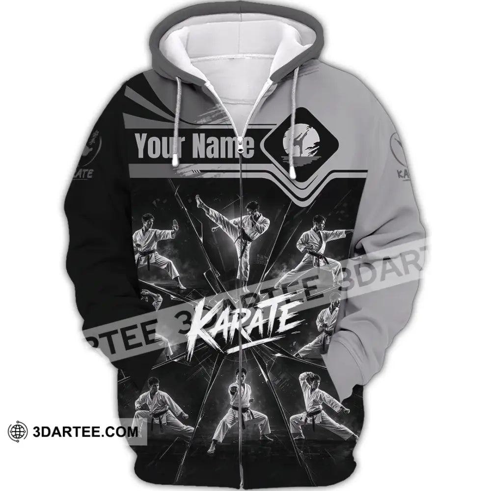 Unisex Shirt - Custom Karate Shirt - Zipper Hoodie / S - T-shirt