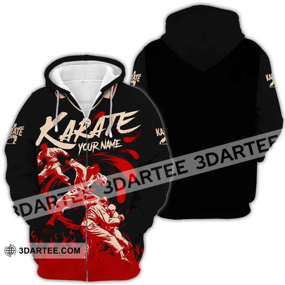 Unisex Shirt - Custom Karate Shirt - Zipper Hoodie / S - T-shirt