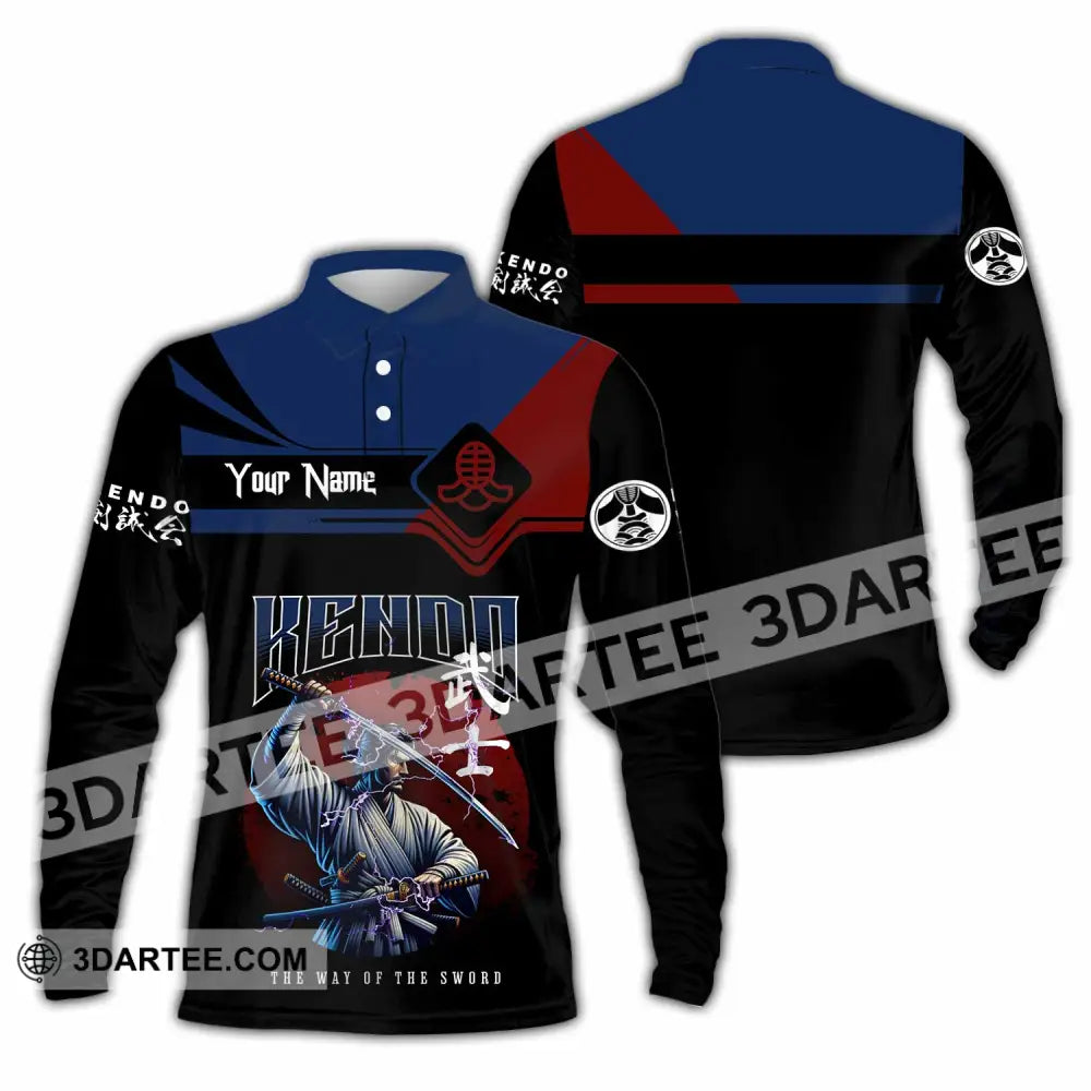 Unisex Shirt Custom Kendo The Way Of The Sword Shirt Long Sleeve Polo / S T shirt