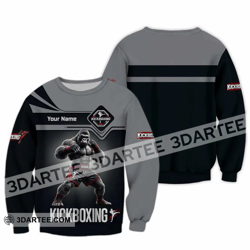 Unisex Shirt - Custom Kickboxing Shirt - Long Sleeve / S - T-shirt