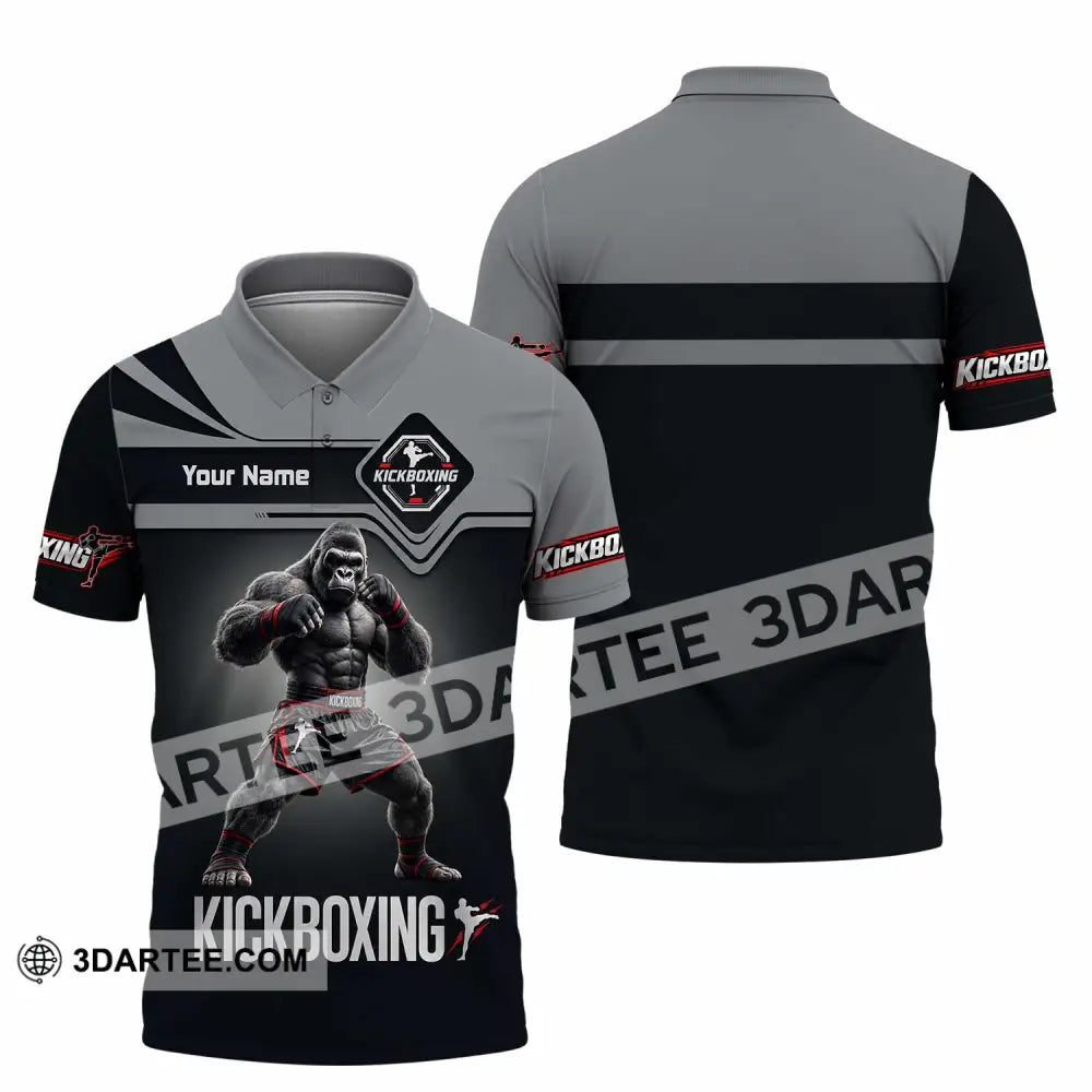 Unisex Shirt - Custom Kickboxing Shirt - Polo Shirt / S - T-shirt