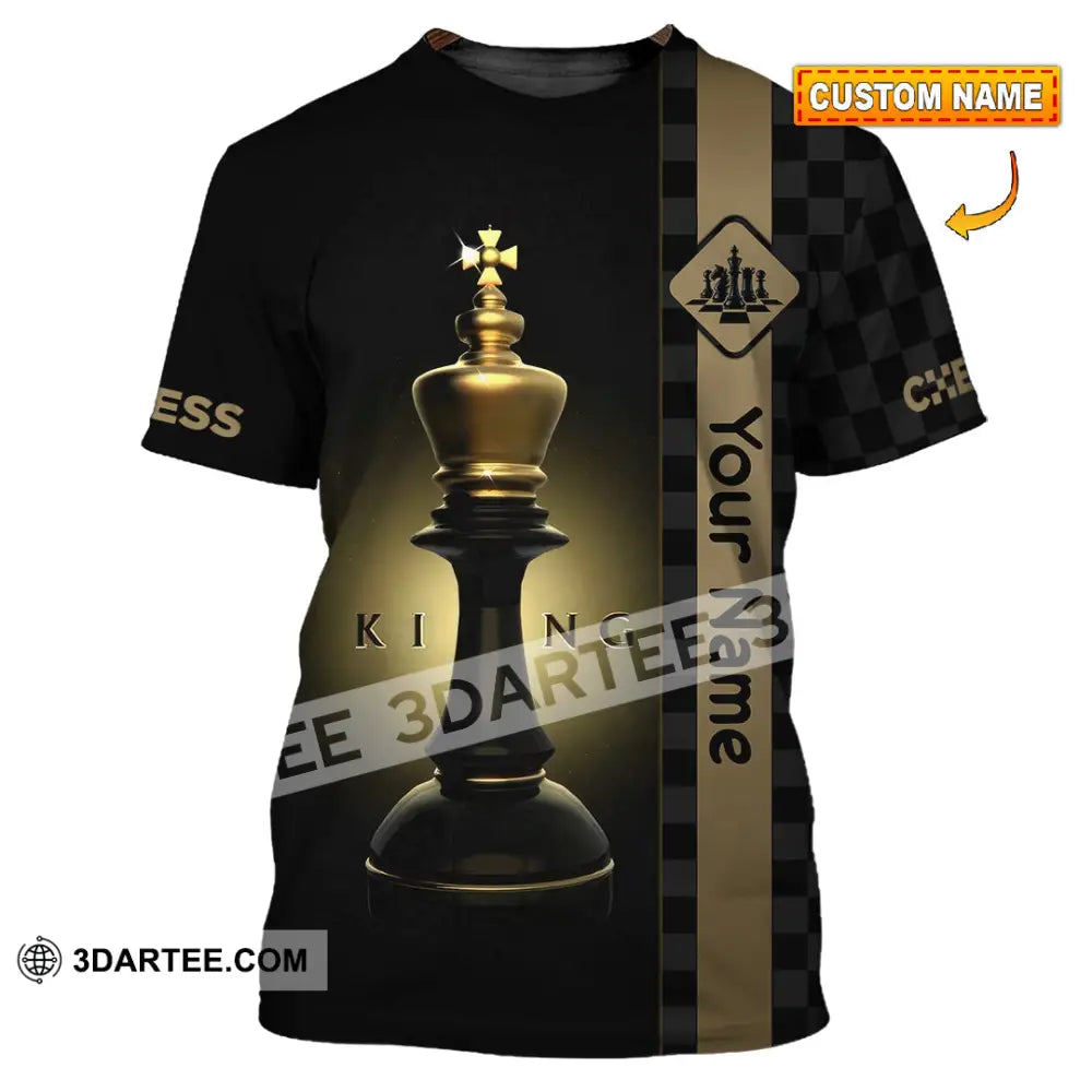 Unisex Shirt - Custom King Of Chess Shirt T-shirt