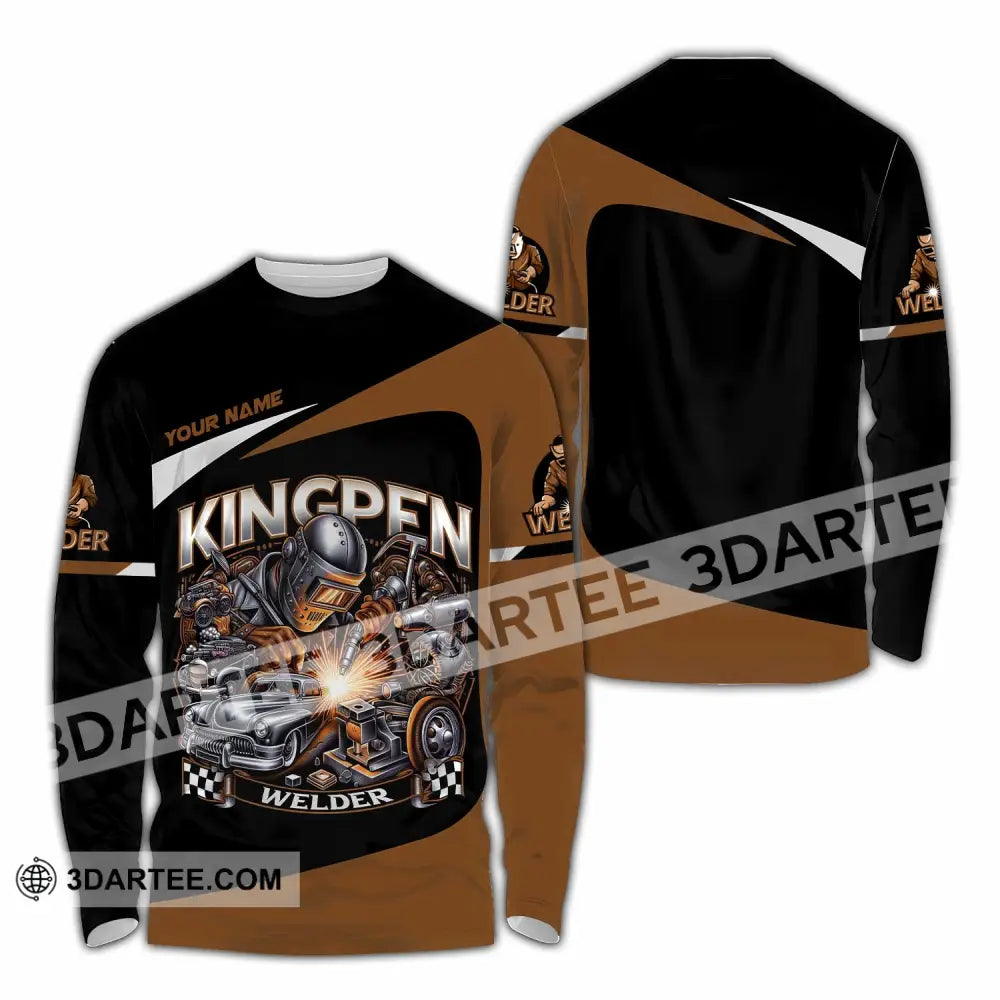 Unisex Shirt - Custom Kingpen Welder Shirt Long Sleeve Shirt / S T-shirt