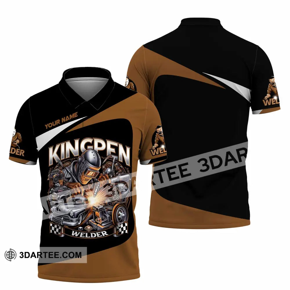 Unisex Shirt - Custom Kingpen Welder Shirt Polo Shirt / S T-shirt