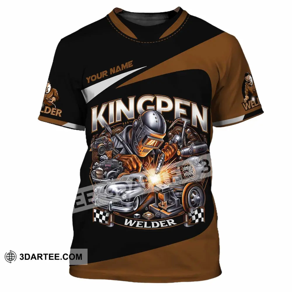 Unisex Shirt - Custom Kingpen Welder Shirt T-Shirt / S T-shirt