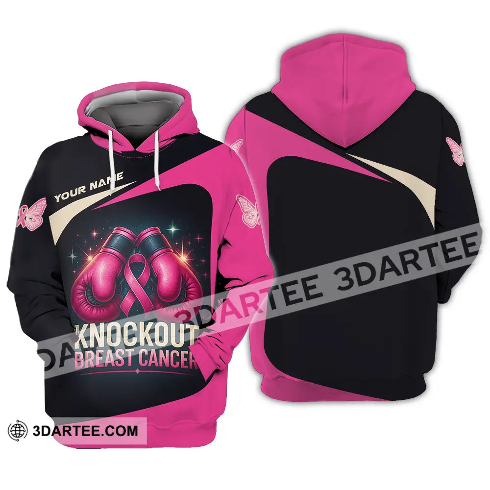 Unisex Shirt - Custom Knock Out Breast Cancer Shirt Hoodie / S T-shirt