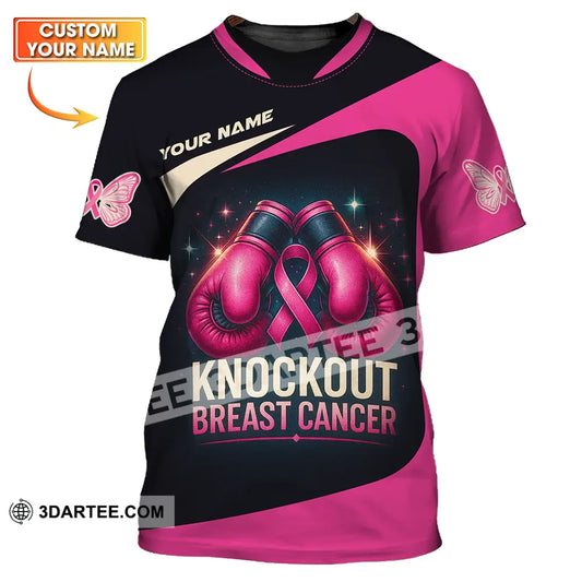 Unisex Shirt - Custom Knock Out Breast Cancer Shirt T-shirt