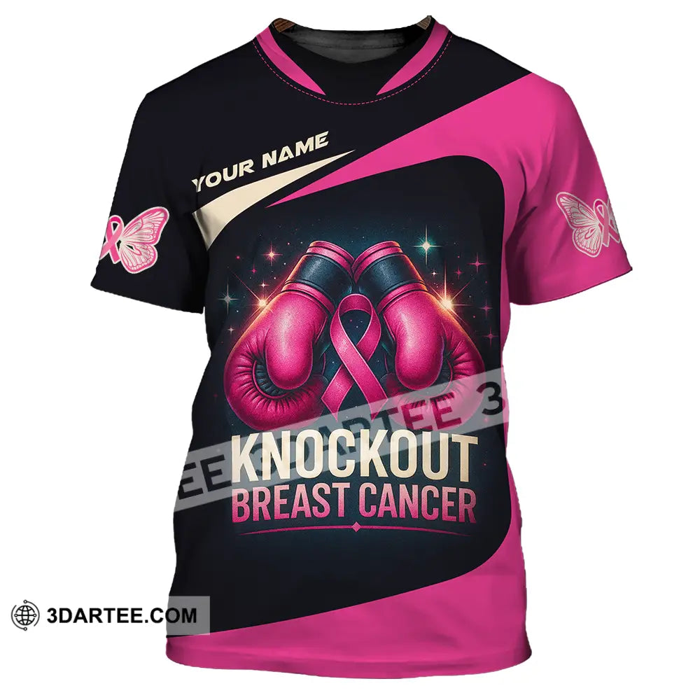 Unisex Shirt - Custom Knock Out Breast Cancer Shirt T-Shirt / S T-shirt