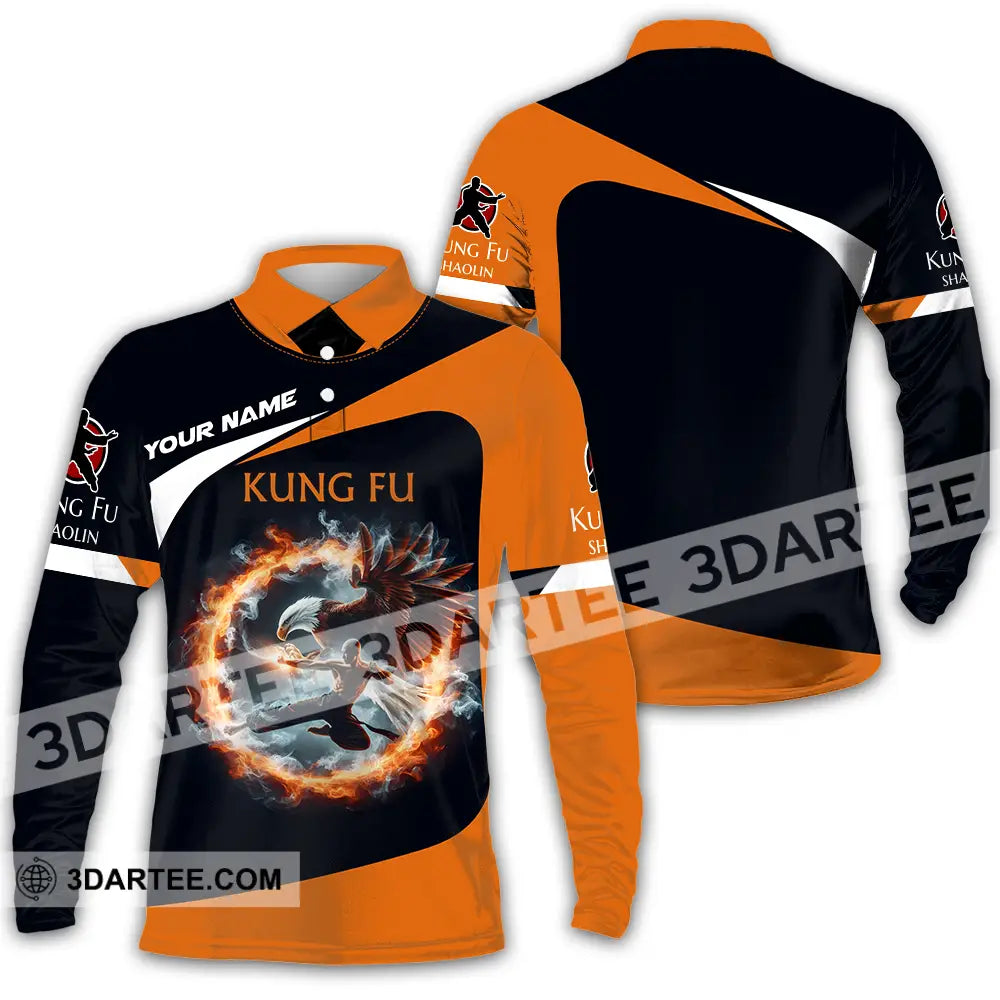 Unisex Shirt - Custom Kung Fu Shirt Long Sleeve Polo / S T-shirt