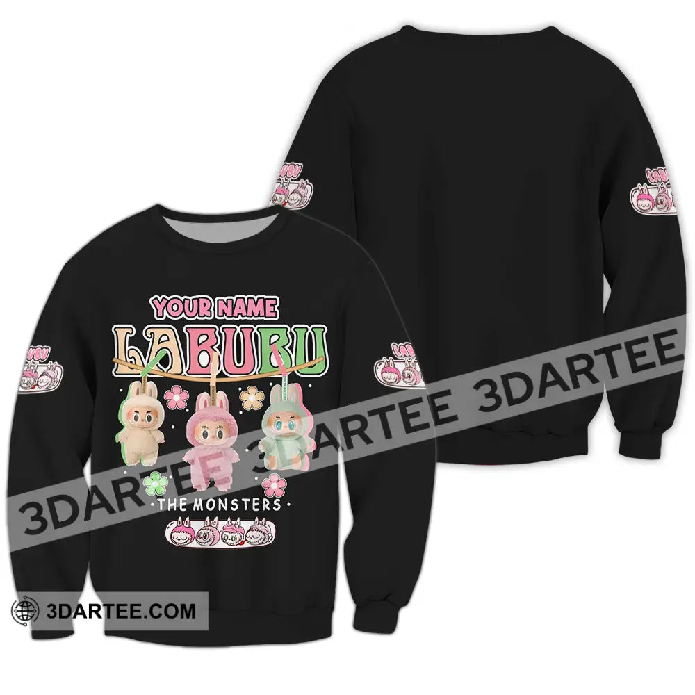 Unisex Shirt - Custom Labubu The Monsters Cute Shirt Cute Collectible Gift Long Sleeve / S T-shirt