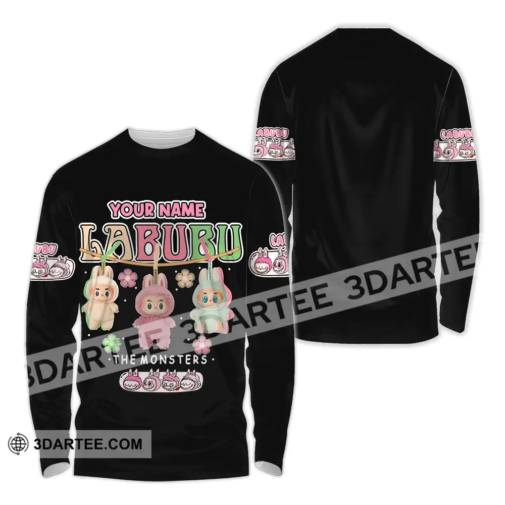 Unisex Shirt - Custom Labubu The Monsters Cute Shirt Cute Collectible Gift Long Sleeve Shirt / S T-shirt