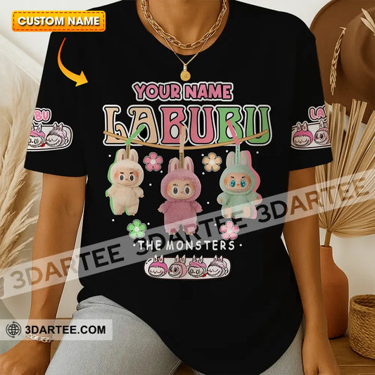 Unisex Shirt - Custom Labubu The Monsters Cute Shirt Cute Collectible Gift T-shirt