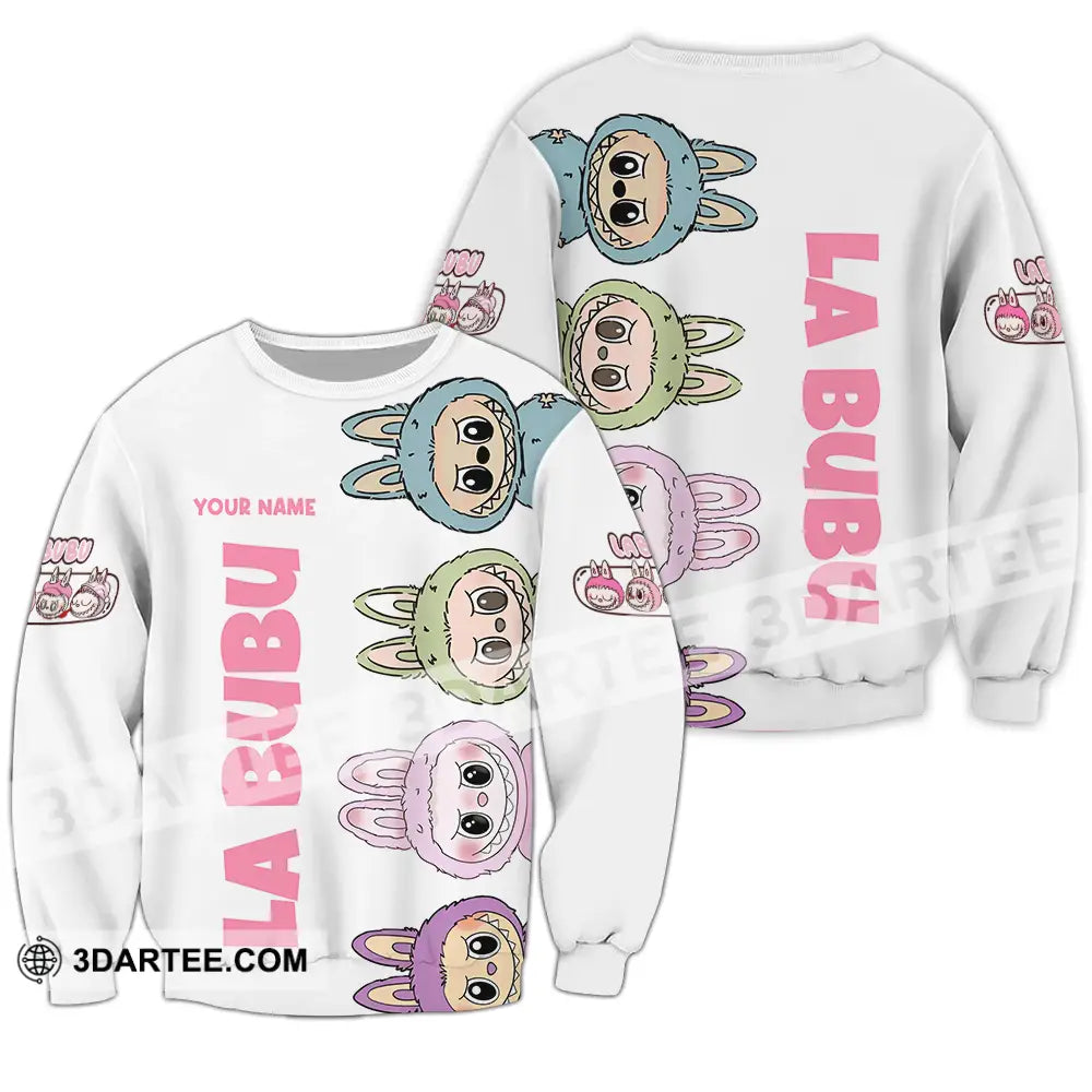 Unisex Shirt - Custom Labubu The Monsters Light Shirt Cute Collectible Gift Long Sleeve / S T-shirt