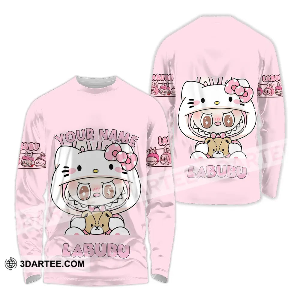 Unisex Shirt - Custom Labubu The Monsters Light Shirt Cute Collectible Gift Long Sleeve Shirt / S T-shirt