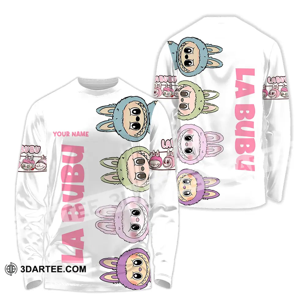 Unisex Shirt - Custom Labubu The Monsters Light Shirt Cute Collectible Gift Long Sleeve Shirt / S T-shirt