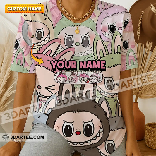Unisex Shirt - Custom Labubu The Monsters Light Shirt Cute Collectible Gift T-shirt