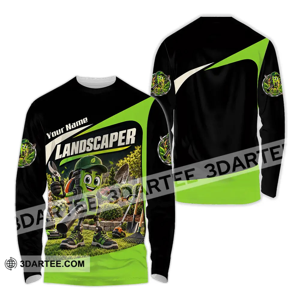 Unisex Shirt - Custom Landscape Shirt - Long Sleeve Shirt / S - T-shirt