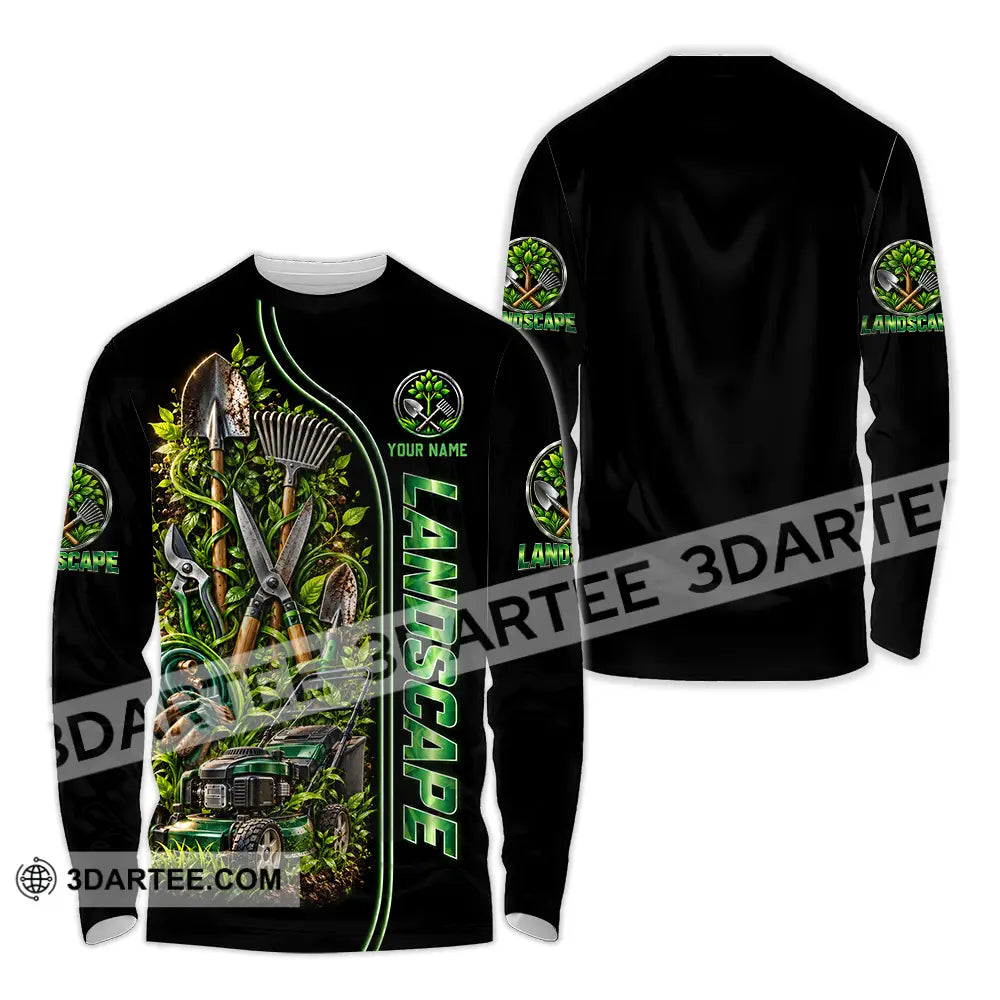 Unisex Shirt - Custom Landscape Shirt - Long Sleeve Shirt / S - T-shirt