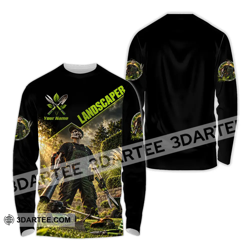 Unisex Shirt - Custom Landscape Shirt - Long Sleeve Shirt / S - T-shirt