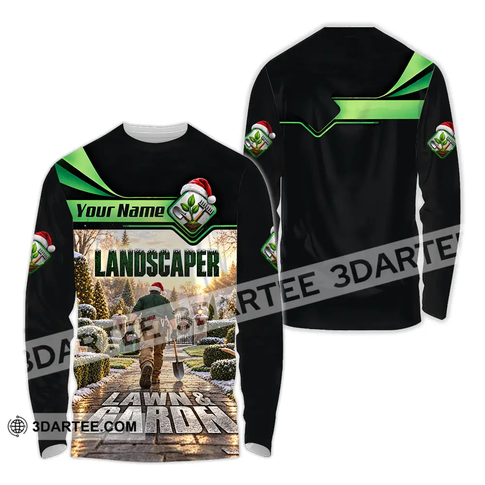 Unisex Shirt - Custom Landscaper Shirt - Long Sleeve Shirt / S - T-shirt