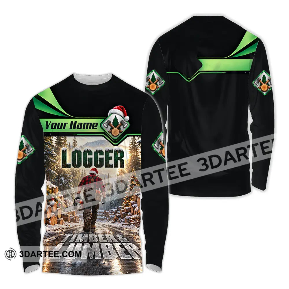 Unisex Shirt - Custom Logger Shirt - Long Sleeve Shirt / S - T-shirt