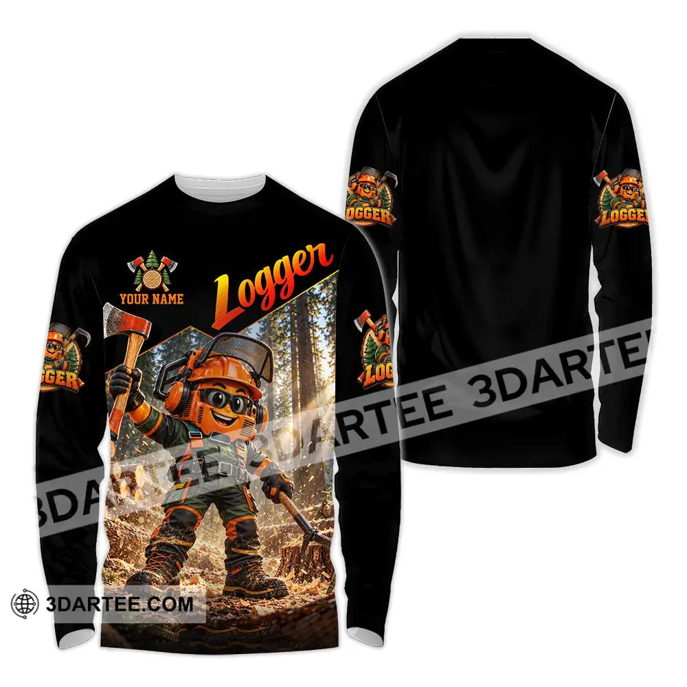 Unisex Shirt - Custom Logger Shirt - Long Sleeve Shirt / S - T-shirt