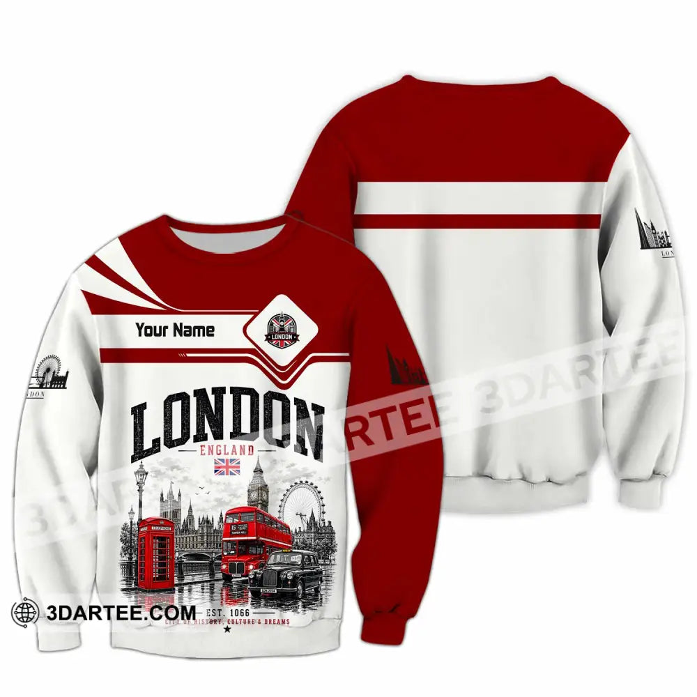Unisex Shirt - Custom London Shirt - Long Sleeve / S - T-shirt
