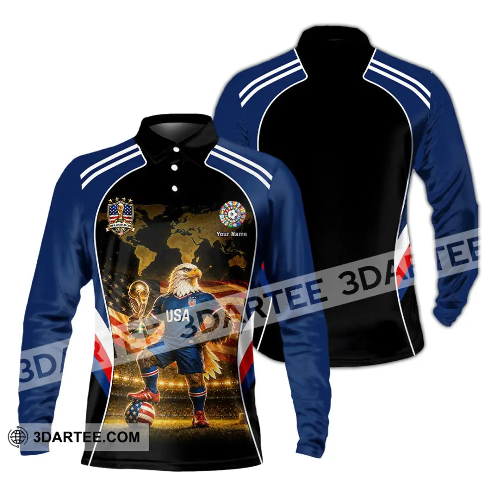 Unisex Shirt - Custom World Cup 2026 Shirt - Long Sleeve Polo / S - T-shirt