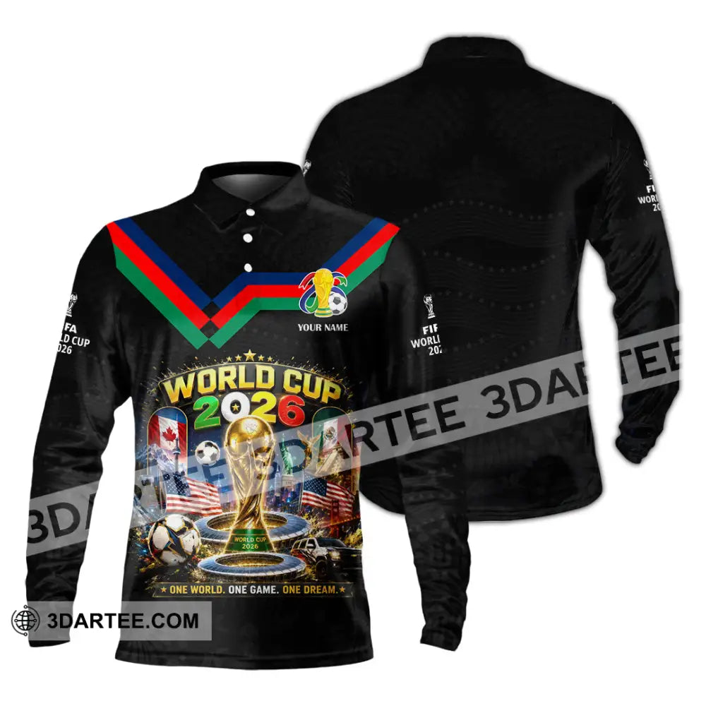 Unisex Shirt - Custom World Cup 2026 Shirt - Long Sleeve Polo / S - T-shirt