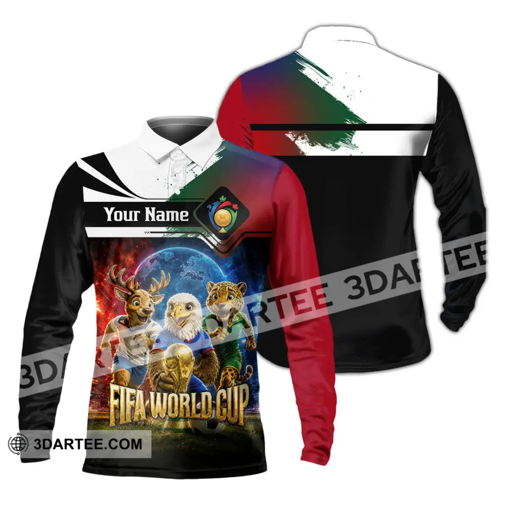 Unisex Shirt - Custom World Cup 2026 Shirt - Long Sleeve Polo / S - T-shirt